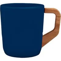 Keramiktasse "Woody" 330 ml, kobalt – Produktbild 1 von 1