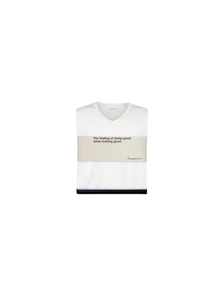 KnowledgeCotton Apparel KnowledgeCotton Apparel 3-Pack Basic T-Shirts mit V-Ausschnitt aus Bio-Baumwolle, Mehrfarbig (mixed item), – Produktbild 1 von 1