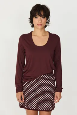 SKFK SKFK Damen vegan Top Zur-16 Braun – Produktbild 1 von 1