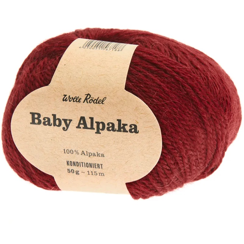 Wolle Rödel Wolle Rödel Baby Alpaka Bordeaux, Bordeaux, – Produktbild 1 von 1