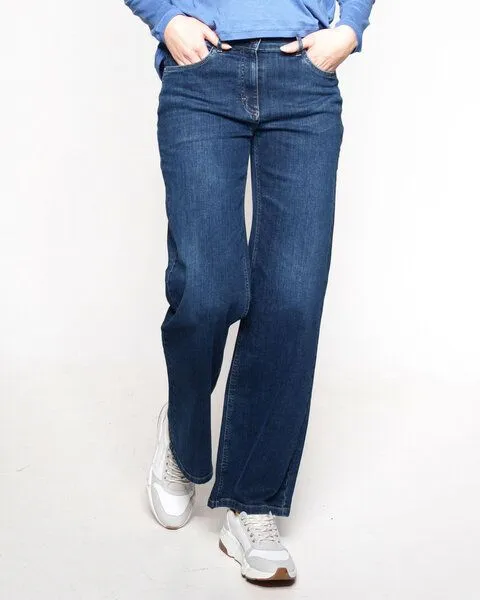 Alma & Lovis Alma & Lovis Jeans aus Bio-Baumwolle | Loose Jeans, Night blue (blau), – Produktbild 1 von 3