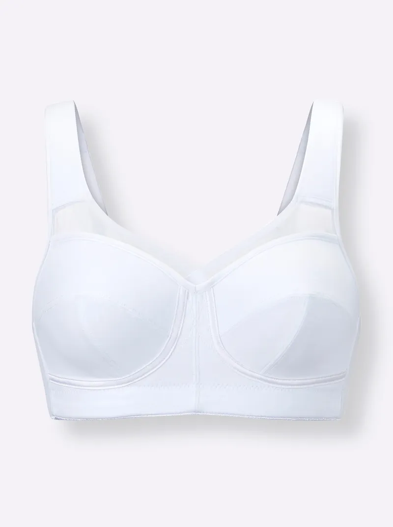 wäschepur Entlastungs-BH ohne Bügel weiß, Weiß, – Produktbild 1 von 2