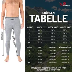 Woolona Woolona Merino Unterhose Herren - ATLAS - 100% Merinowolle – Produktbild 1 von 1