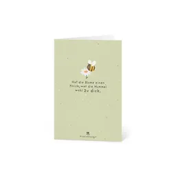 Die Stadtgärtner Die Stadtgärtner Grußkarte mit Saatpapier und Umschlag I Lustige Karte als Gruß & Dankeschön I Saatpapier enthält hochwertige Wildblumen-Samen – Produktbild 1 von 1