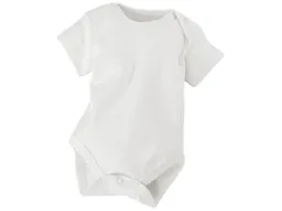 HANS NATUR Baby Body Kurzarm Bio Baumwolle weiß Gr.74/80 – Produktbild 1 von 1
