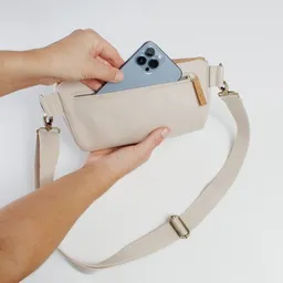 Sperling Sperling Bauchtasche "Casual" aus recyceltem PET & Kork mit Innenaufteilung – Produktbild 1 von 1