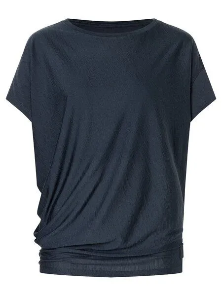 Super.Natural Super.Natural T-Shirt YOGA LOOSE BIO J TEE für Damen, Merino, Blueberry, – Produktbild 3 von 4