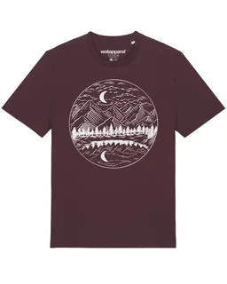 watapparel watapparel T-Shirt Unisex Mountains by night – Produktbild 1 von 1