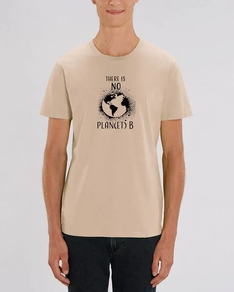 Human Family Human Family Bio Unisex T-Shirt "There is NO Plan(et) B", Sand, – Produktbild 2 von 4