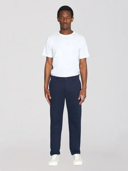 KnowledgeCotton Apparel KnowledgeCotton Apparel Chino CHUCK Twill, Total eclipse, – Produktbild 3 von 5