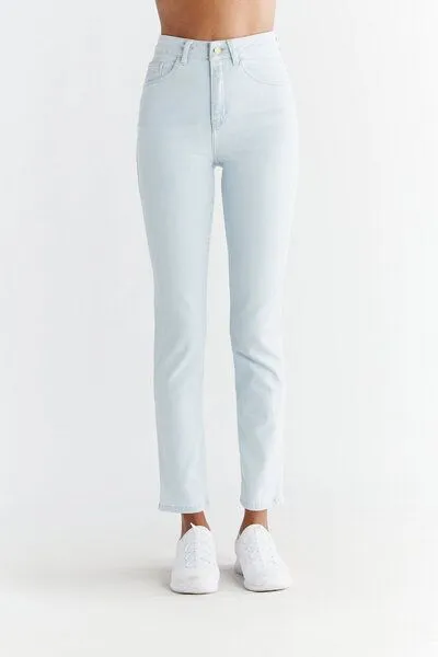Evermind Evermind W's Regular Fit-WL1009, Ice blue, – Produktbild 2 von 5