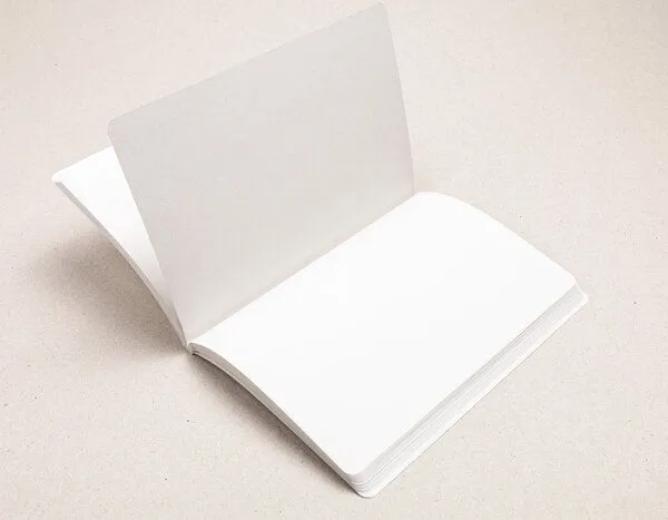 tyyp tyyp Notizbuch A5 Softcover – Recyclingpapier – blanko – perforiert – Produktbild 4 von 4