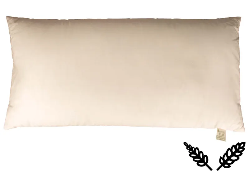 mudis mudis Kopfkissen 40 x 80 cm mit Hirseschalen/Dinkelspelz – Produktbild 1 von 1