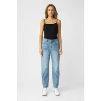 DAWN Damen Jeans STARDUST High Waist O-Shape DAWN Bio-Baumwolle, Light blue, – Produktbild 2 von 8
