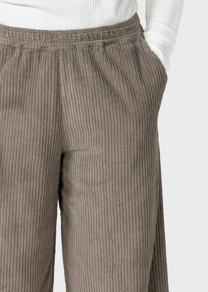 Klitmøller Klitmøller Wide Leg Cordhose aus Bio-Baumwolle Modell: Kaja, Taupe (braun), – Produktbild 2 von 3