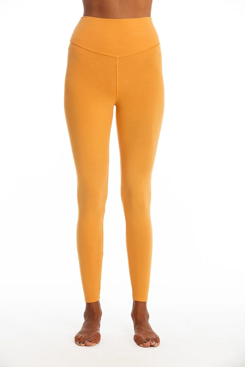 RAVENS VIEW IBIZA RAVENS VIEW IBIZA Damen vegan Legging Deva Gold Sand Gelb, Dunkelgelb, – Produktbild 1 von 1