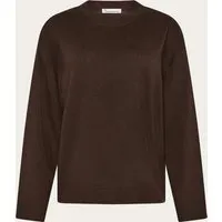 KnowledgeCotton Apparel KnowledgeCotton Apparel Damen vegan Sweater Blend Shaved Chocolate – Produktbild 1 von 1