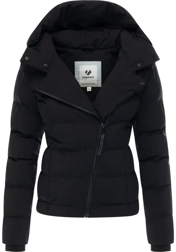 ragwear ragwear Steppjacke Harlen YOUMODO Wasserdichte Winterjacke mit Kapuze, Schwarz, – Produktbild 4 von 4