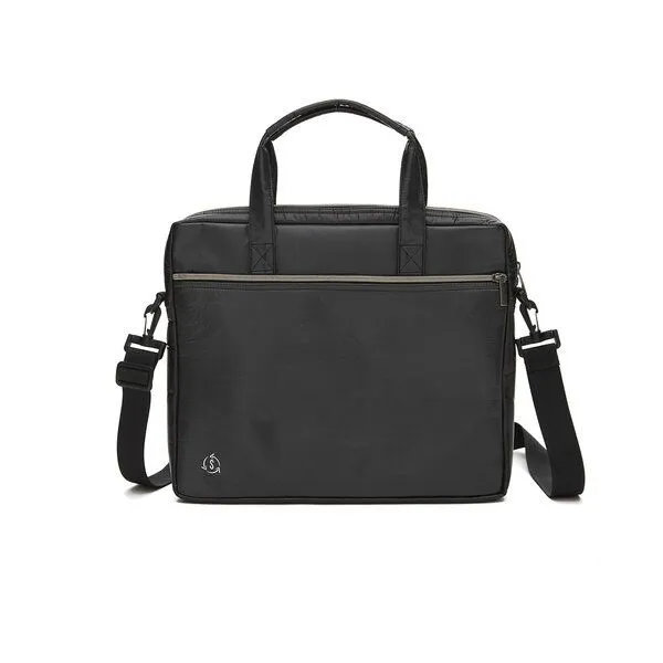 Smateria Smateria IKI Leader vegane handgefertigte Laptoptasche 15,6 Zoll, Grün, – Produktbild 2 von 4