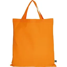 TEXXILLA Fairtrade Baumwolltasche mit kurzen Henkeln, mandarin – Produktbild 1 von 1