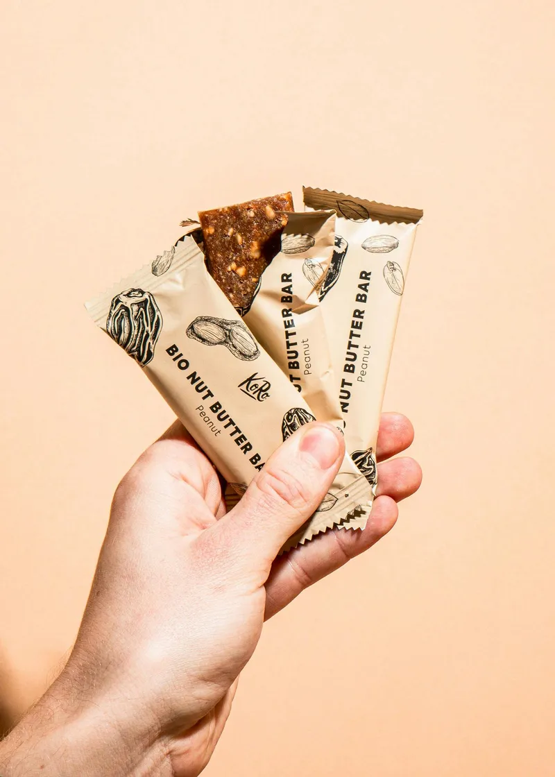 KoRo Bio Nut Butter Bar Peanut 12 x 30 g – Produktbild 5 von 5