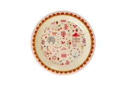 RICE RICE Teller Rice Melamin Teller Pink - Fun Fair Print – Produktbild 1 von 1