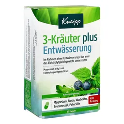 Kneipp Kneipp 3-Kräuter plus Entwässerung Kapseln – Produktbild 1 von 1