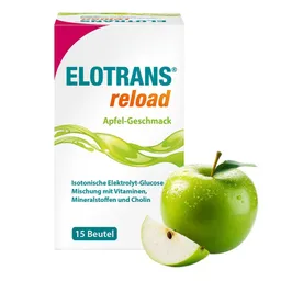 ELOTRANS Elotrans Reload Elektrolyt-Pulver Apfel Beutel – Produktbild 1 von 1