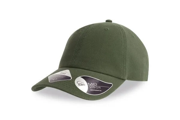 Atlantis Headwear Atlantis Headwear Fraser Cap Bio Baumwolle verstellbar, Oliv, – Produktbild 2 von 4
