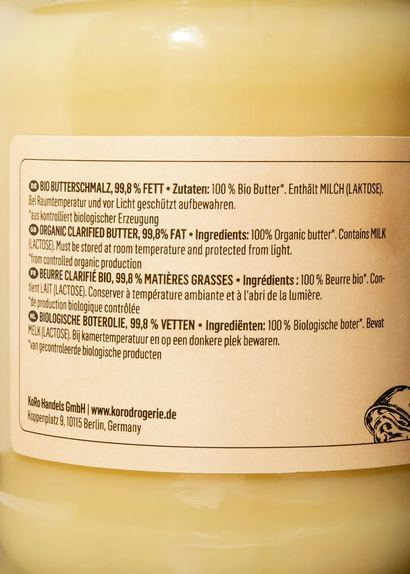 KoRo Bio Ghee 420 g – Produktbild 4 von 5