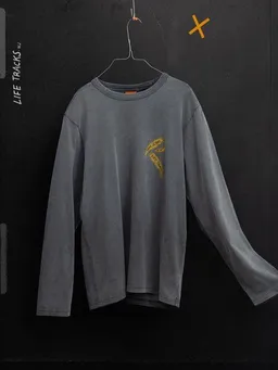 Nudie Jeans Nudie Jeans Rudi LS T-Shirt Life Tracks II – Produktbild 1 von 1