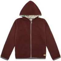loud proud loud + proud Babys & Kinder Wollfleece-Jacke mit Kapuze, GOTS-zertifiziert, Wood(braun), – Produktbild 1 von 1