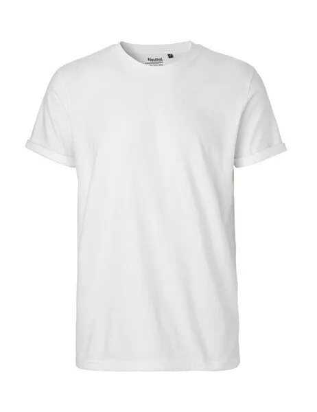 Neutral® - 3FREUNDE Neutral® - 3FREUNDE Männer T-Shirt Roll-Up, Weiss, – Produktbild 1 von 4