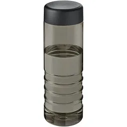 Unbranded H2O Active® Eco Treble 750 ml Sportflasche mit Drehdeckel, kohle, schwarz, Schwarz, – Produktbild 1 von 1
