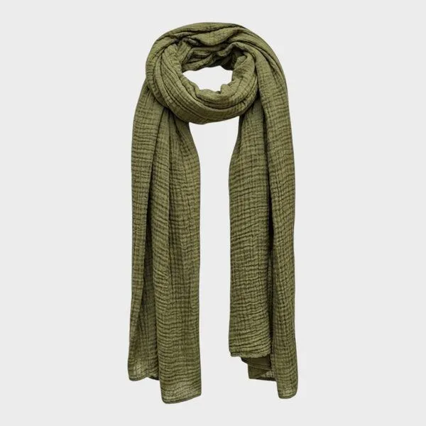 Der Lindwurm Der Lindwurm Musselin- Schal, Olive (grün), – Produktbild 2 von 4
