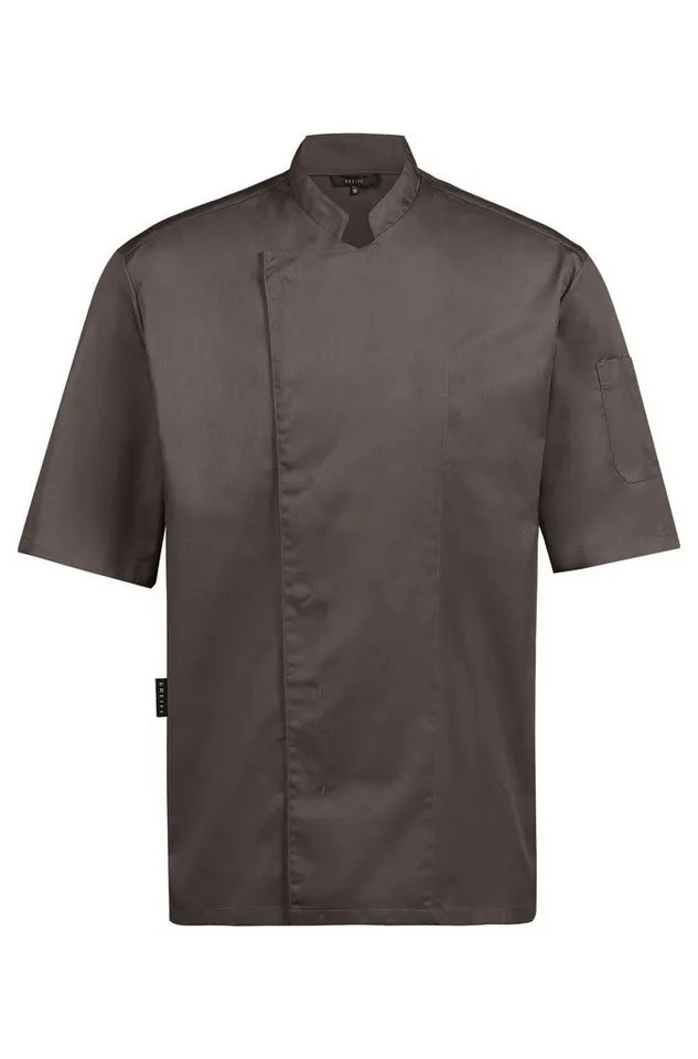 GREIFF GREIFF Kochjacke Greiff GASTRO MODA Cuisine Herren Kochjacke Kurzarm Regular Taupe 4XL, Taupe, – Produktbild 2 von 4