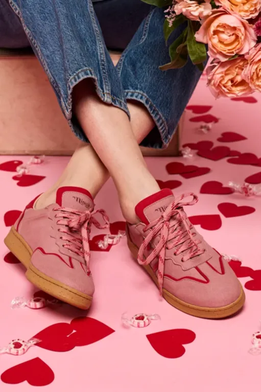 Minuit Sur Terre Minuit Sur Terre Damen vegan Sneaker Ubac Bonbonrosa, Rosa, – Produktbild 2 von 2