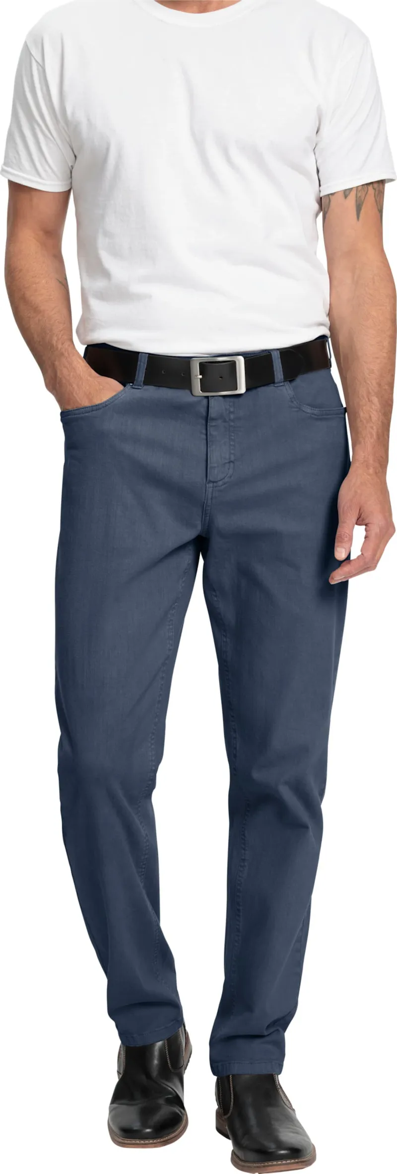 marco donati 5-Pocket-Hose, Rauchblau, – Produktbild 3 von 3