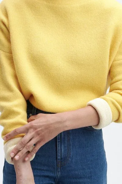 Stapf Damen Pullover Nicoletta, Lemon, – Produktbild 4 von 4