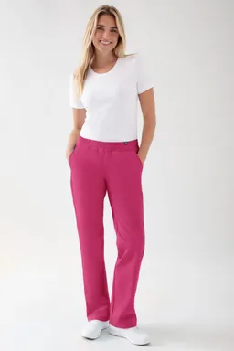 BERUFSBEKLEIDUNG JUST STRONG  Arbeits- und Berufshose Damen - Gummibund, pink - Berufsbekleidung.de – Produktbild 1 von 1