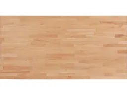 Tischplatte Buche massiv, 170x60 cm, Stärke 20 mm, geölt – Produktbild 1 von 1