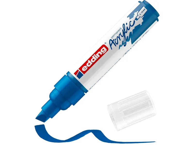 Edding Edding Acrylmarker "Acrylic 5000" Keilspitze, Enzianblau, – Produktbild 1 von 1