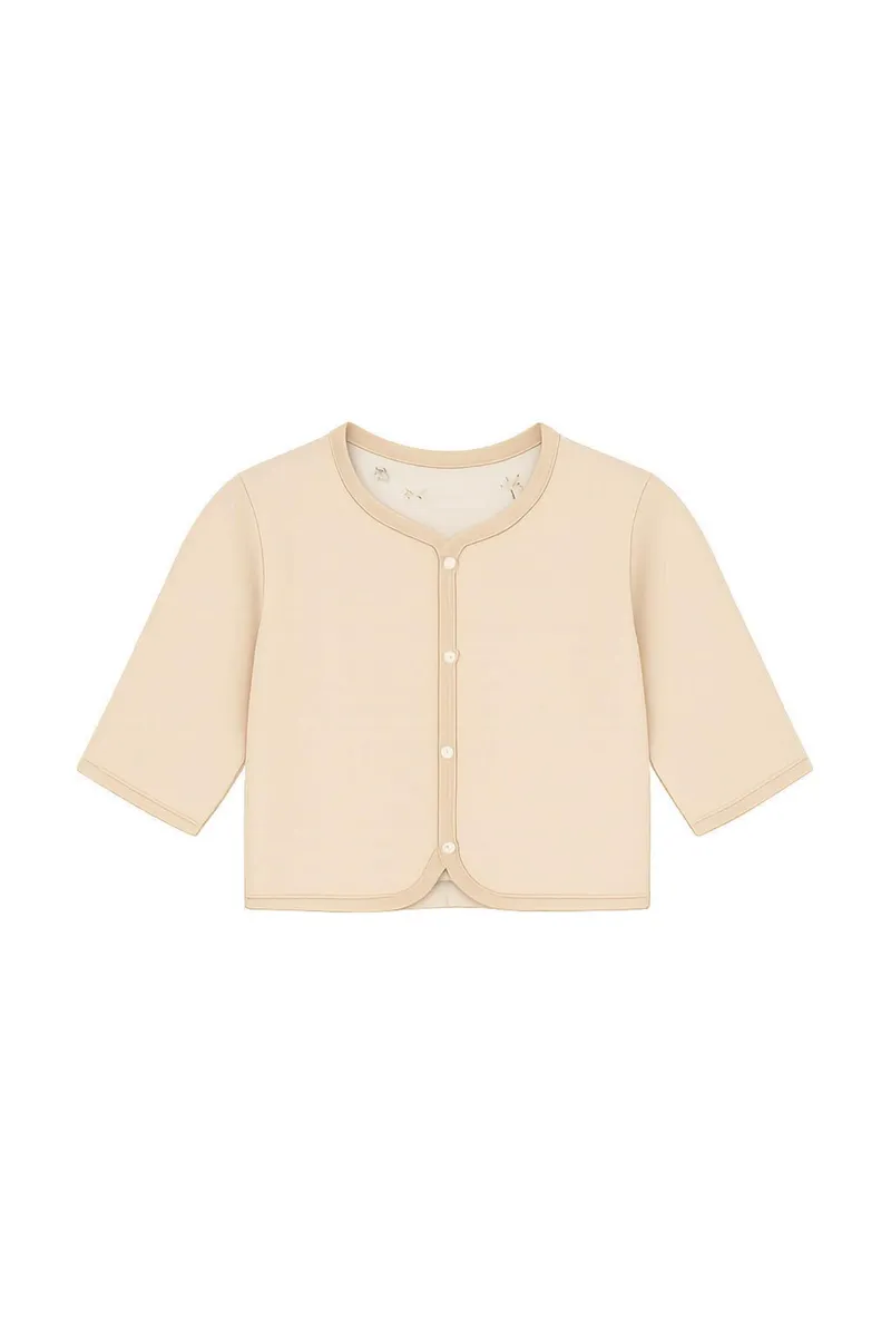Noppies Newborn Sommer jacke - Reversible indoor, Grau, – Produktbild 2 von 3