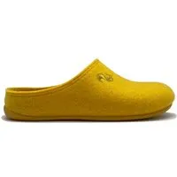 thies Veganer Slipper "thies ® PET", fair, mit Wechselfussbett, Yellow (gelb), – Produktbild 1 von 1