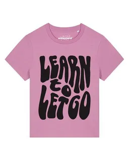 watapparel watapparel T-Shirt Frauen Learn to let go – Produktbild 1 von 1