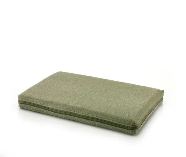 CHILL THE DOG® CHILL THE DOG® Hundematte orthopädisch & waschbar – Bio-Hanf & Kokos-Latexmatratze, Forrest green (grün), – Produktbild 2 von 4