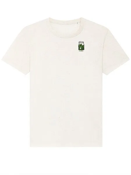 Kultgut Kultgut Artdesign - Shirt aus recycelter Biobaumwolle / pickles, Natur, – Produktbild 2 von 4