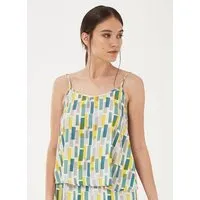 ORGANICATION ORGANICATION Spaghettiträger-Top aus TENCEL Lyocell mit Allover-Print, Graphic print, – Produktbild 1 von 1