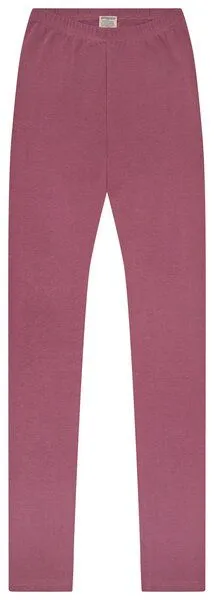 loud + proud loud + proud Kinder Feinripp Legging, GOTS-zertifiziert, Grape(rosa), – Produktbild 2 von 2