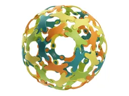 TicToys TicToys Binabo Konstruktionsspiel aus Biokunststoff 240 Stück, ab 4 Jahre, 23 cm x 26 cm x 5 cm – Produktbild 1 von 1